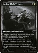 Parish-Blade Trainee (DBL-296) - Innistrad: Double Feature Foil