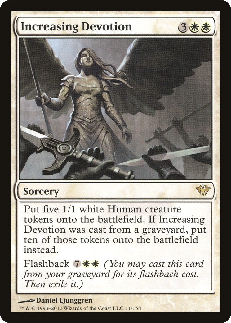 Increasing Devotion (DKA-011) - Dark Ascension
