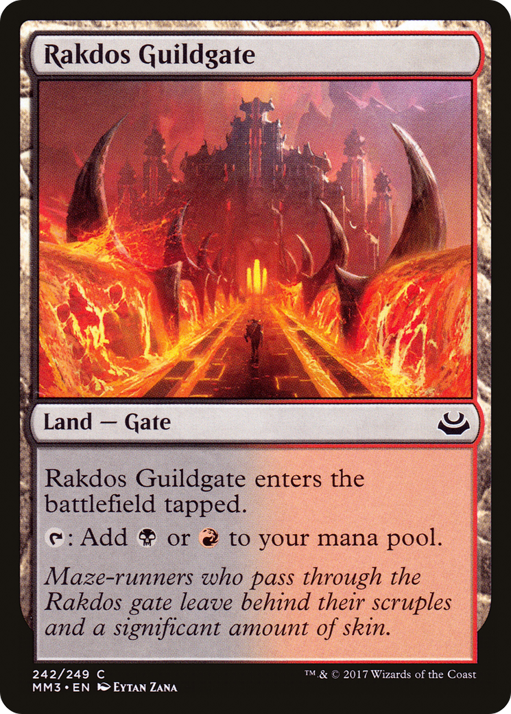Rakdos Guildgate (MM3-242) - Modern Masters 2017
