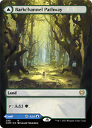 Barkchannel Pathway // Tidechannel Pathway (KHM-290) - Kaldheim: (Showcase) (Borderless)