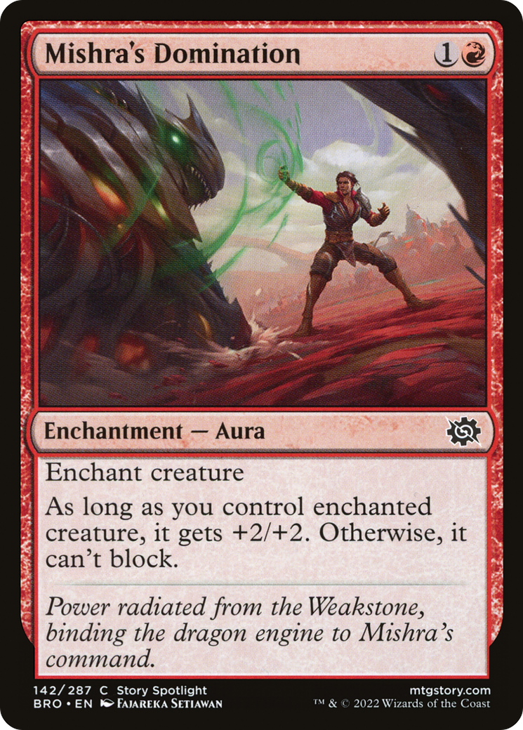 Mishra's Domination (BRO-142) - The Brothers' War Foil