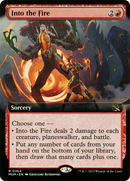 Into the Fire (MOM-364) - March of the Machine: (Extended Art) Foil