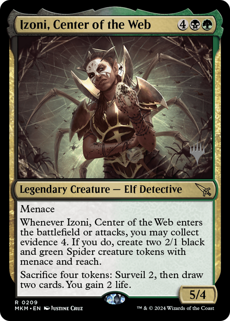 Izoni, Center of the Web (PPMKM-209) - Murders at Karlov Manor Promos Foil