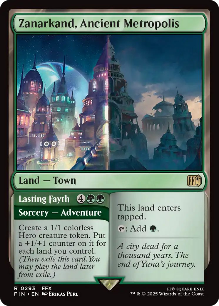 Zanarkand, Ancient Metropolis // Lasting Fayth (FIN-293) - FINAL FANTASY Foil