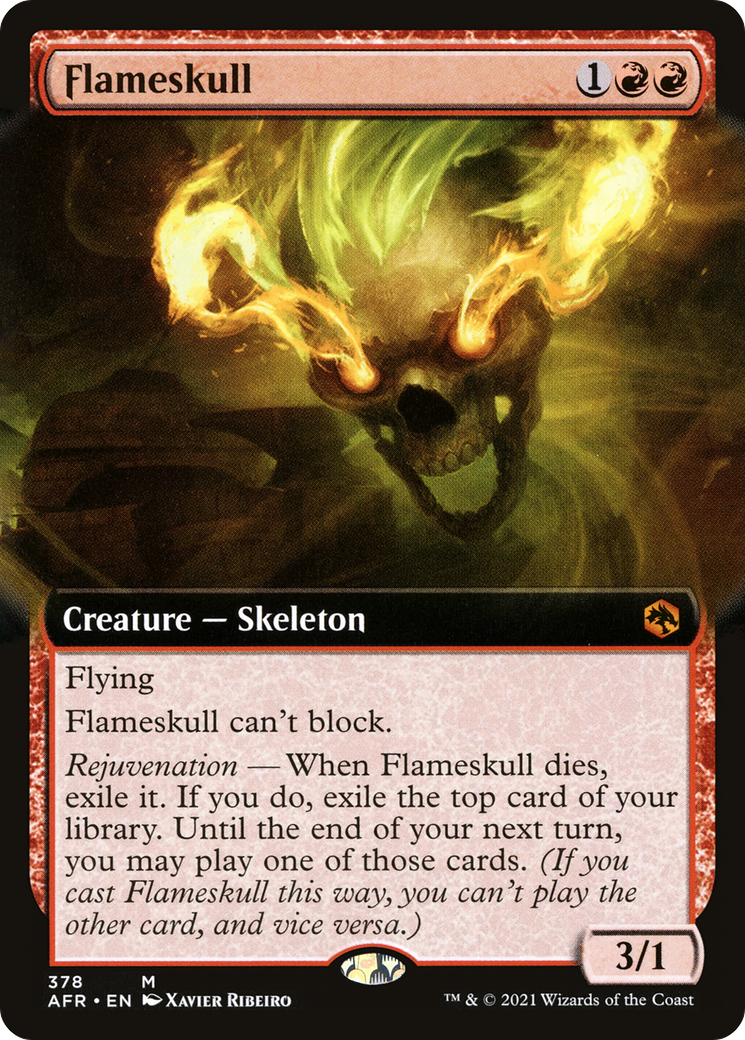 Flameskull (AFR-378) - Adventures in the Forgotten Realms: (Extended Art)