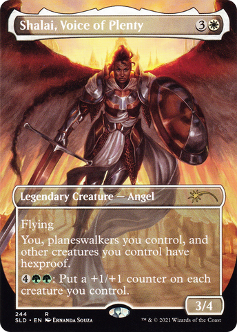 Shalai, Voice of Plenty (SLD-244) - Secret Lair Drop (Borderless)