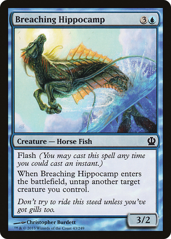 Breaching Hippocamp (THS-043) - Theros Foil