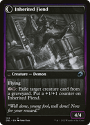 Heirloom Mirror // Inherited Fiend (DBL-105) - Innistrad: Double Feature: (Double Faced Transform) Foil