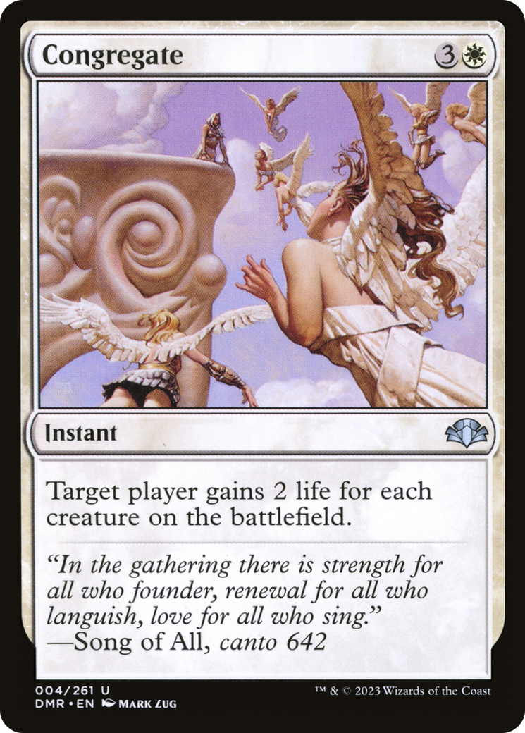 Congregate (DMR-004) - Dominaria Remastered Foil