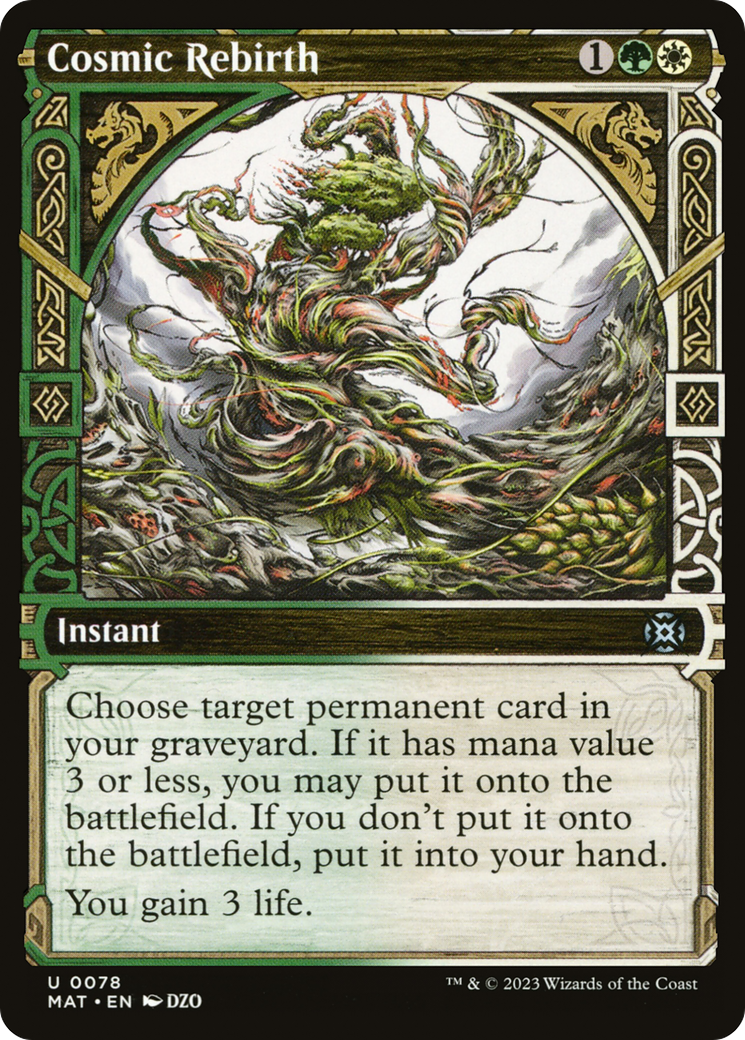 Cosmic Rebirth (MAT-078) - March of the Machine: The Aftermath: (Showcase) Foil