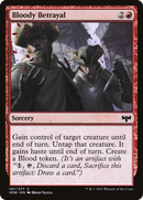 Bloody Betrayal (VOW-147) - Innistrad: Crimson Vow Foil