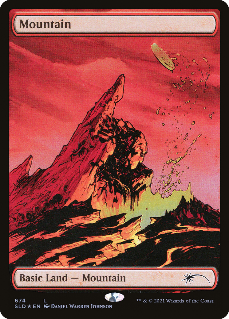Mountain (SLD-674) - Secret Lair Drop Foil