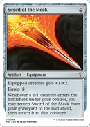Sword of the Meek (White Border) (MB2-098) - Mystery Booster 2