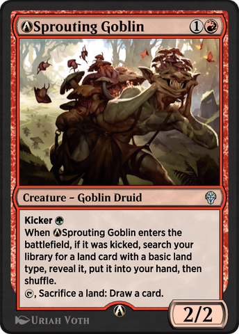 A-Sprouting Goblin (DMU-A-145) - Dominaria United