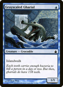 Grayscaled Gharial (RAV-052) - Ravnica: City of Guilds