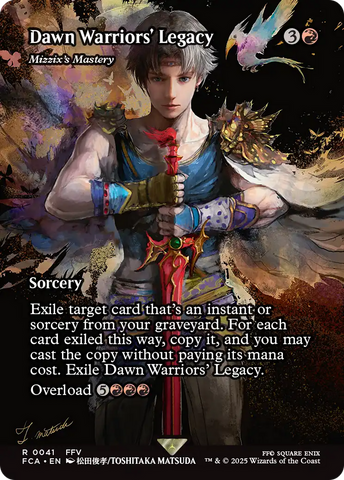 Dawn Warriors' Legacy - Mizzix's Mastery (Showcase) (FCA-041) - FINAL FANTASY: Through the Ages / Dawn Warriors' Legacy (Borderless)