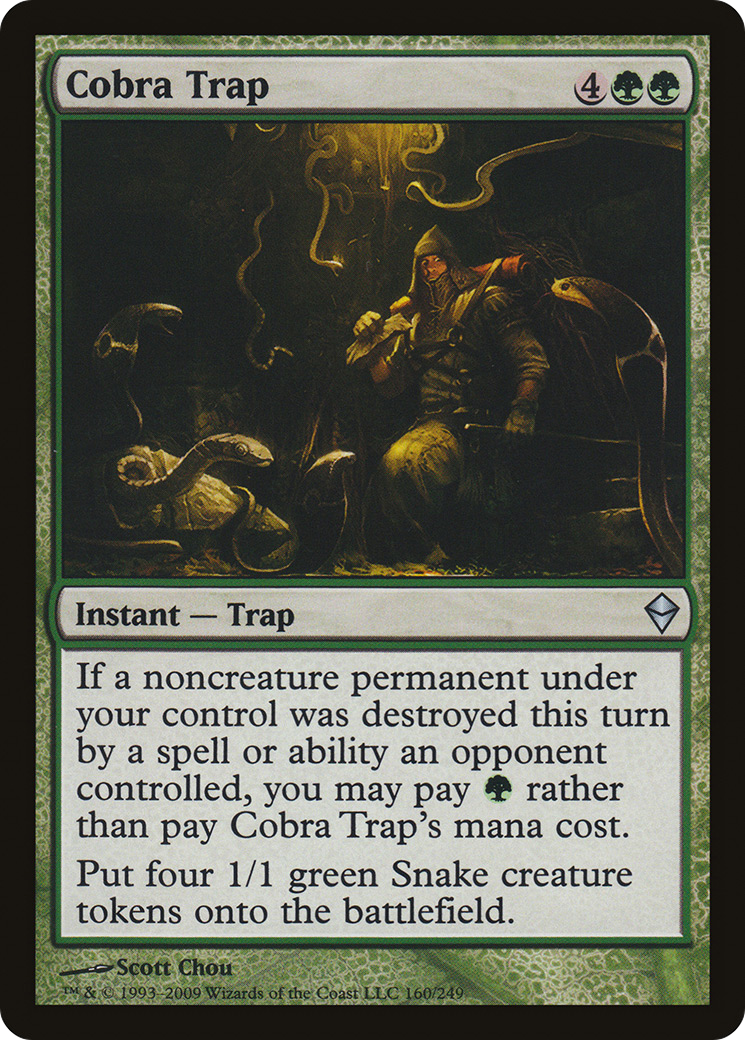 Cobra Trap (ZEN-160) - Zendikar Foil