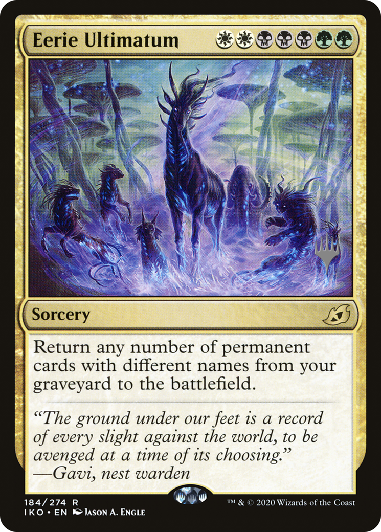 Eerie Ultimatum (PPIKO-184P) - Ikoria: Lair of Behemoths Promos Foil