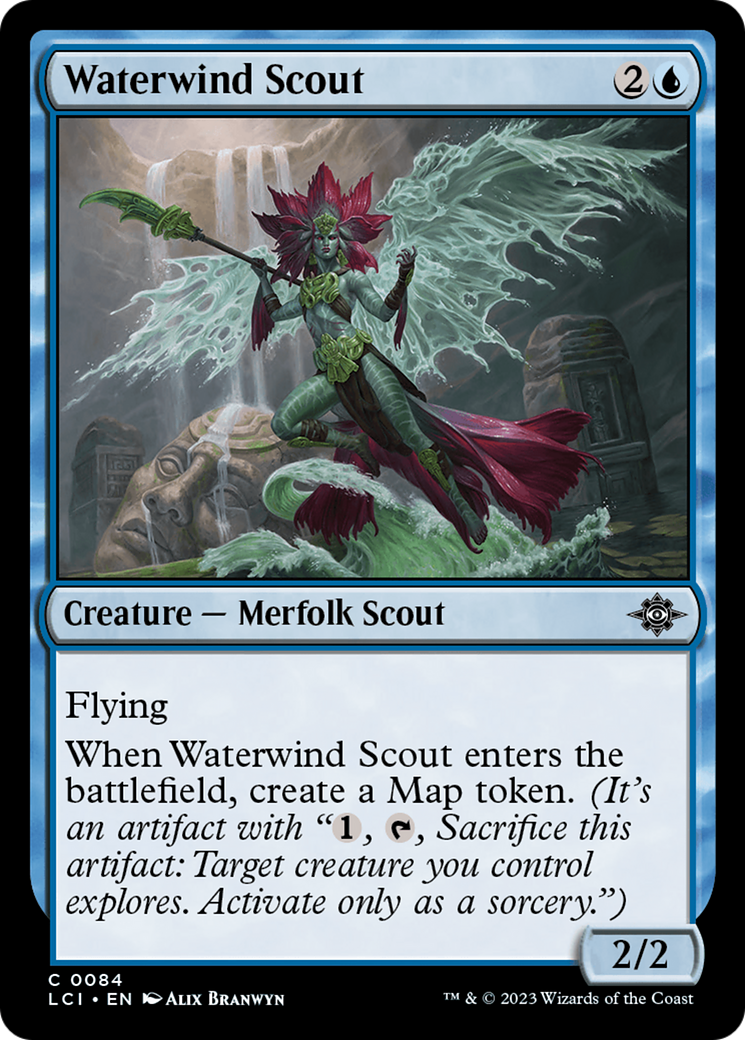Waterwind Scout (LCI-084) - The Lost Caverns of Ixalan