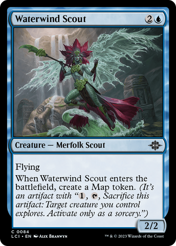 Waterwind Scout (LCI-084) - The Lost Caverns of Ixalan