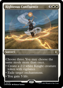 Righteous Confluence (CMM-470) - Commander Masters Etched Foil