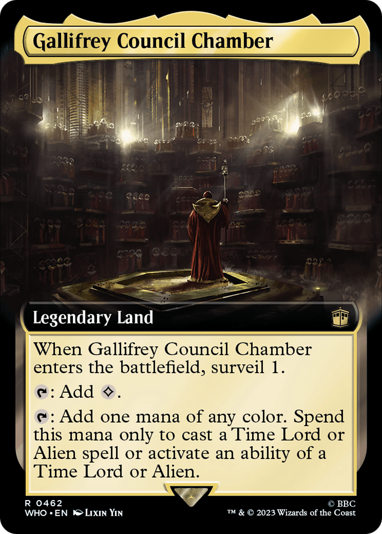 Gallifrey Council Chamber (WHO-462) - Doctor Who: (Extended Art)