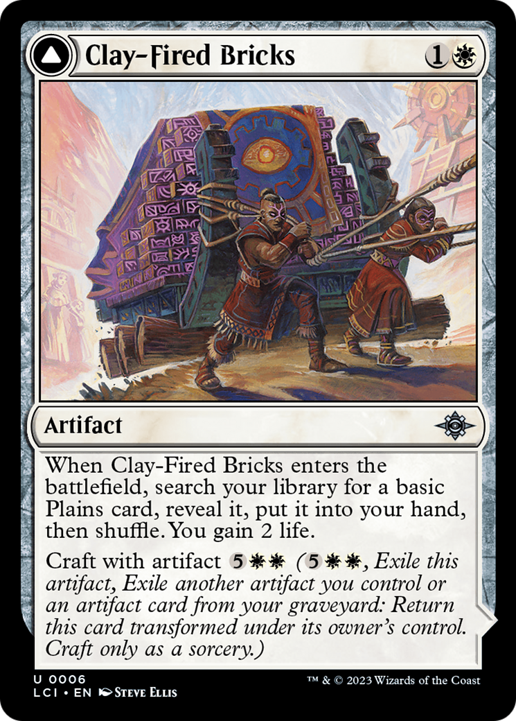 Clay-Fired Bricks // Cosmium Kiln (LCI-006) - The Lost Caverns of Ixalan Foil