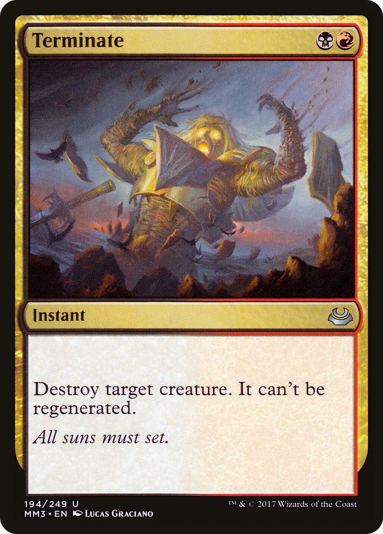 Terminate (MM3-194) - Modern Masters 2017