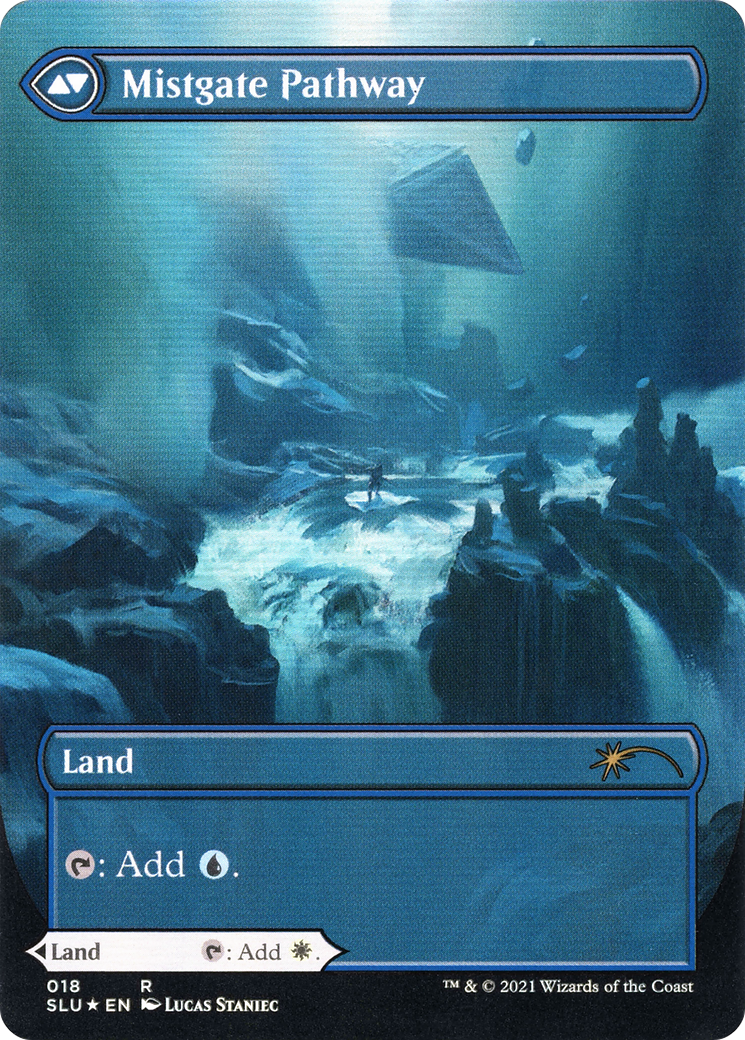 Hengegate Pathway // Mistgate Pathway (SLU-018) - Secret Lair: Ultimate Edition: (Showcase) (Borderless) Foil