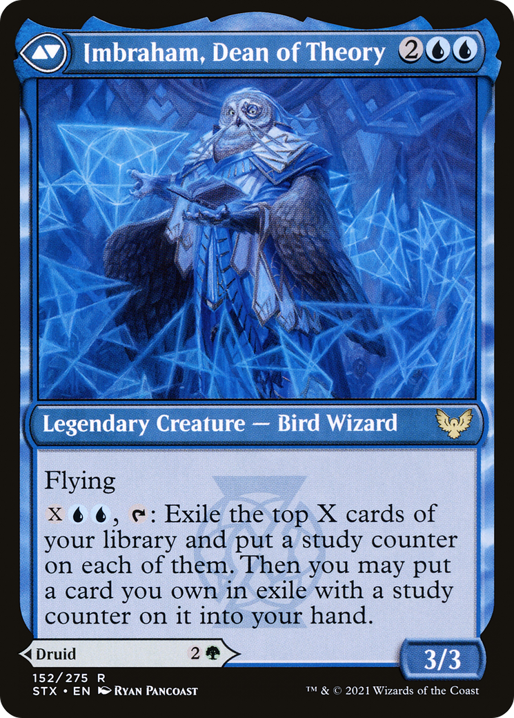 Kianne, Dean of Substance // Imbraham, Dean of Theory (STX-152) - Strixhaven: School of Mages Foil
