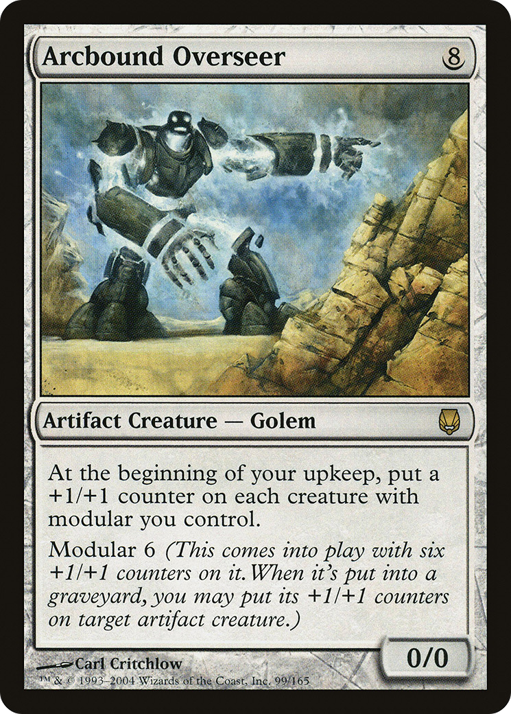 Arcbound Overseer (DST-099) - Darksteel Foil