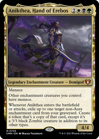 Anikthea, Hand of Erebos (CMM-705) - Commander Masters: (enchantment) Foil