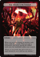 Your Mistake Is My Triumph (A:DSC-364) - Duskmourn: House of Horror Commander