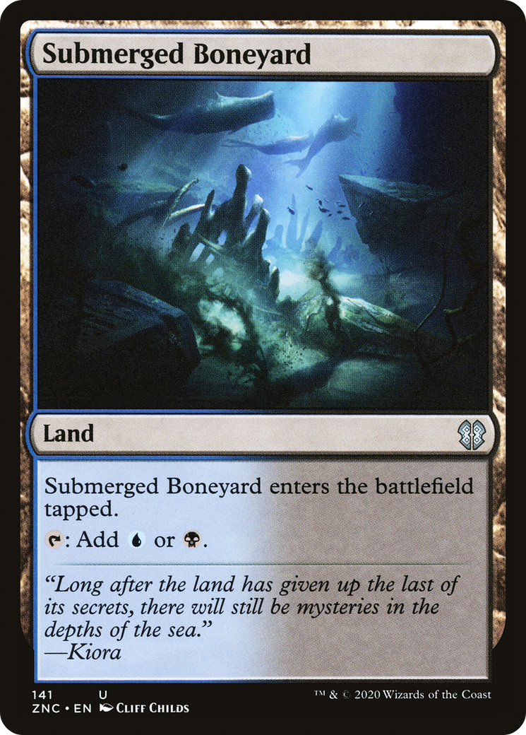 Submerged Boneyard (ZNC-141) - Zendikar Rising Commander