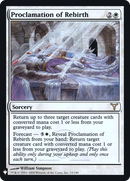 Proclamation of Rebirth (LIST-DIS-15) - The List Foil