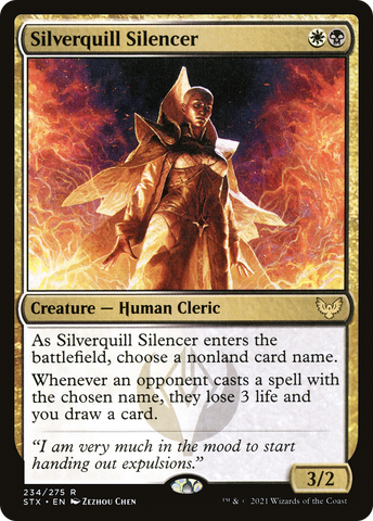 Silverquill Silencer (STX-234) - Strixhaven: School of Mages
