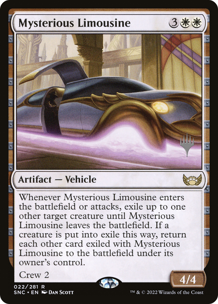 Mysterious Limousine (PPSNC-022) - Streets of New Capenna Promos Foil
