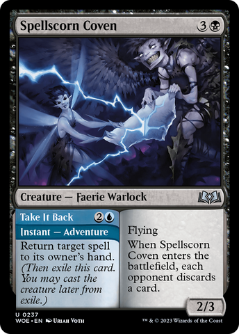 Spellscorn Coven // Take It Back (WOE-237) - Wilds of Eldraine