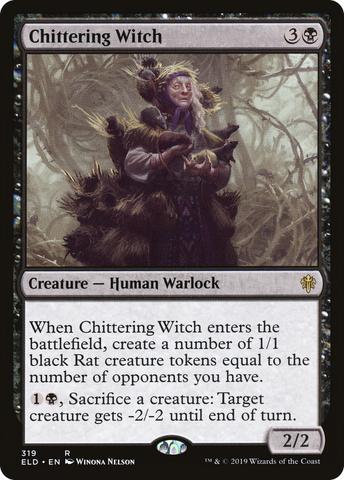 Chittering Witch (ELD-319) - Throne of Eldraine