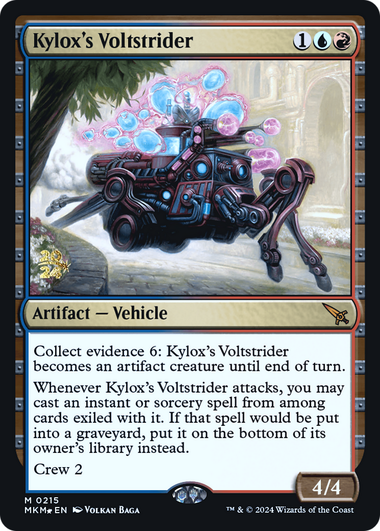 Kylox's Voltstrider (PRE-215) - Murders at Karlov Manor Promos Foil