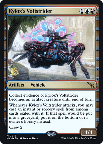 Kylox's Voltstrider (PRE-215) - Murders at Karlov Manor Promos Foil