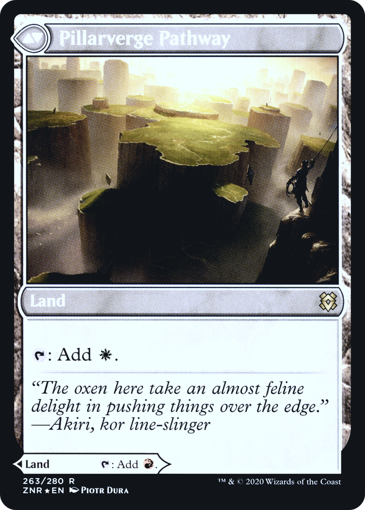 Needleverge Pathway // Pillarverge Pathway (PRE-263S) - Zendikar Rising Promos Foil