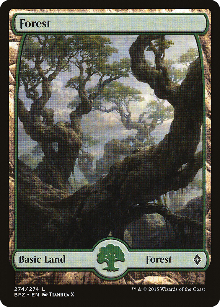 Forest (BFZ-274) - Battle for Zendikar