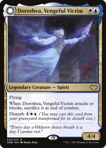 Dorothea, Vengeful Victim // Dorothea's Retribution (VOW-235) - Innistrad: Crimson Vow: (Double Faced Transform)