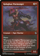 Kolaghan Warmonger (MAT-117) - March of the Machine: The Aftermath Etched Foil