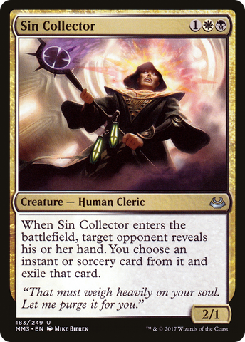 Sin Collector (MM3-183) - Modern Masters 2017