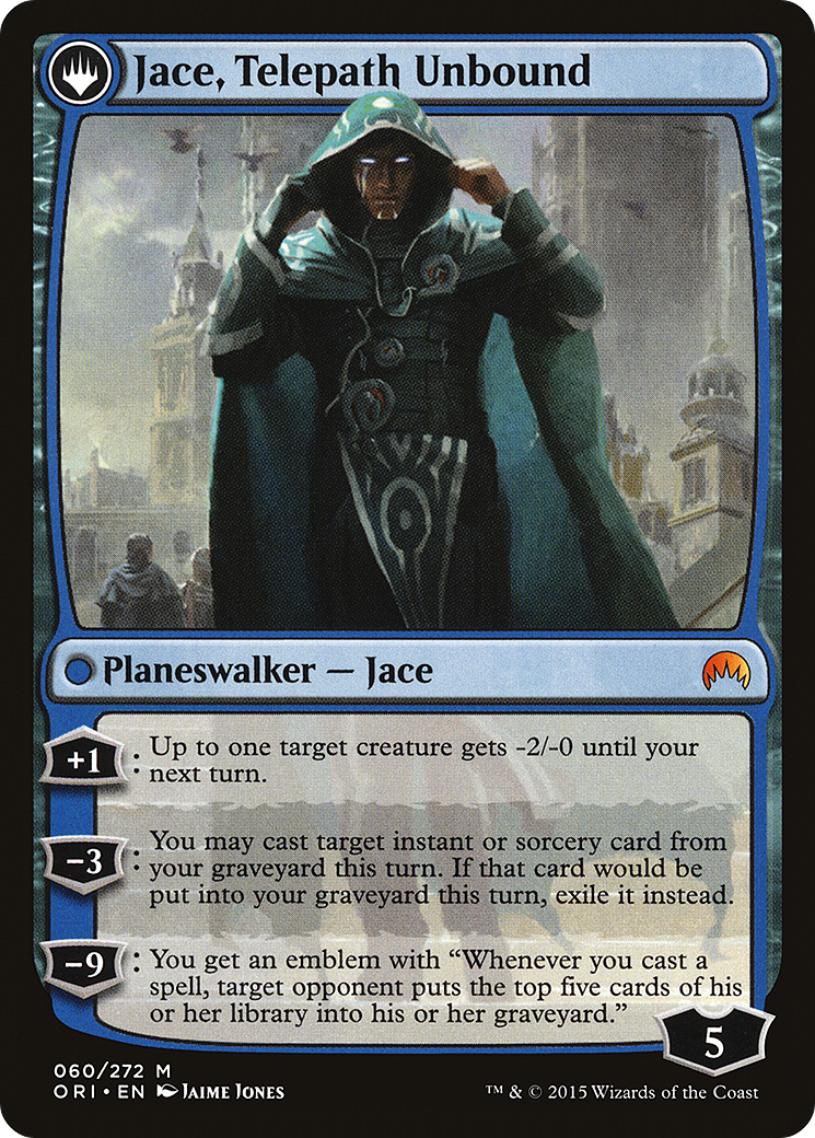 Jace, Vryn's Prodigy // Jace, Telepath Unbound (LIST-060) - The List: (originpwdfc)