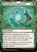 Encroaching Dragonstorm (TDM-305) - Tarkir: Dragonstorm: (Showcase, enchantment) Foil