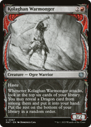 Kolaghan Warmonger (MAT-067) - March of the Machine: The Aftermath: (Showcase) Foil