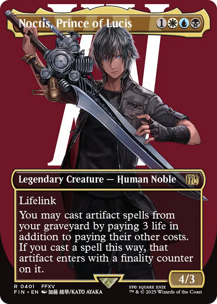 Noctis, Prince of Lucis (FIN-401) - FINAL FANTASY (Borderless)